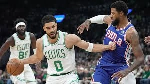 76ERS FACE FAMILIAR PLAYOFF HEARTBREAK AS CELTICS DOMINATE GAME 1: BOSTON CRUISES TO 123-91 VICTORY IN EASTERN CONFERENCE QUARTERFINALS!