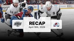 COLORADO AVALANCHE EDGE LOS ANGELES KINGS 2-1 IN TIGHT GAME 1 BATTLE: DEFENSIVE STRUGGLE SETS TONE FOR WESTERN CONFERENCE SERIES!